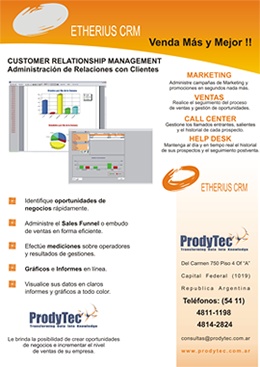 Folleto Etherius CRM